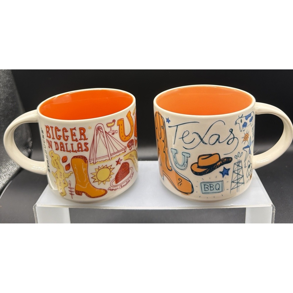 Starbucks Mug Texas The Lons Star State & Bigger 'N Dallas Been There Series